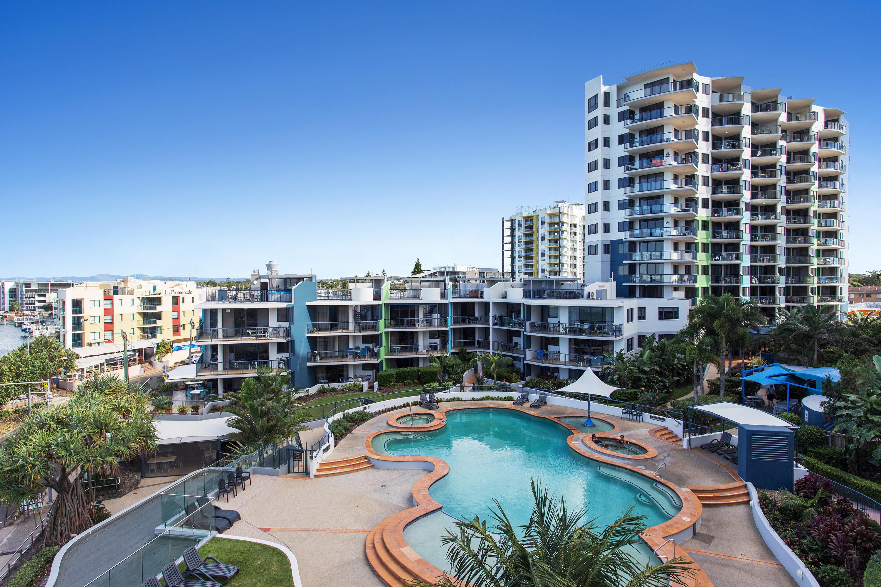 Aparthotel Breakfree Grand Pacific Caloundra Exterior foto